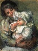Pierre Renoir The Child with its Nurse Spain oil painting artist